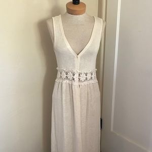 Light Weight long Knit Tunic Vest sz M